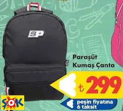 PARAŞÜT KUMAŞ ÇANTA